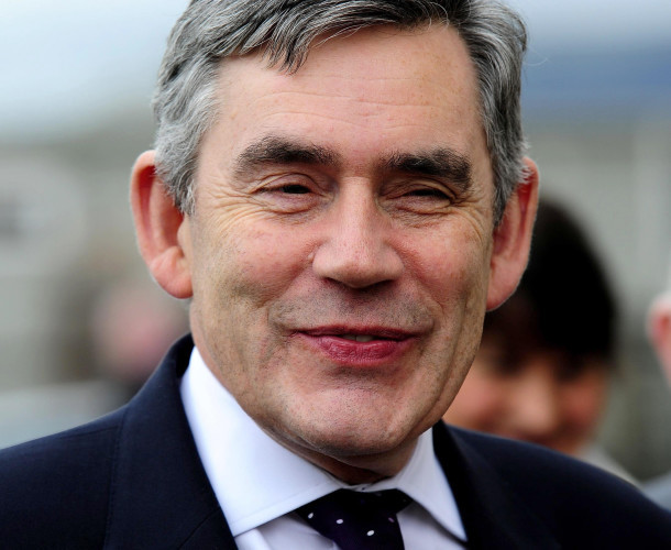 Gordon Brown visits Ulster
