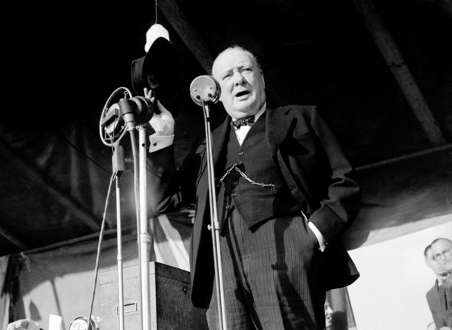 World War Two - Winston Churchill - Walthamstow Stadium, London