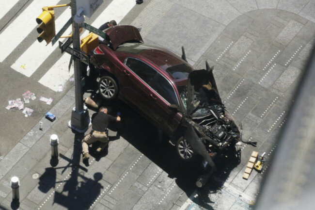Times Square Crash