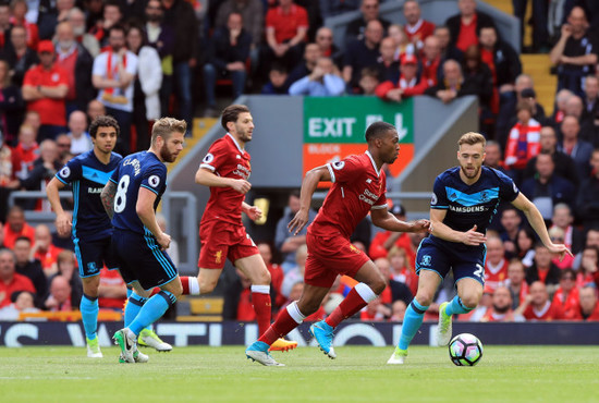 Liverpool v Middlesbrough - Premier League - Anfield