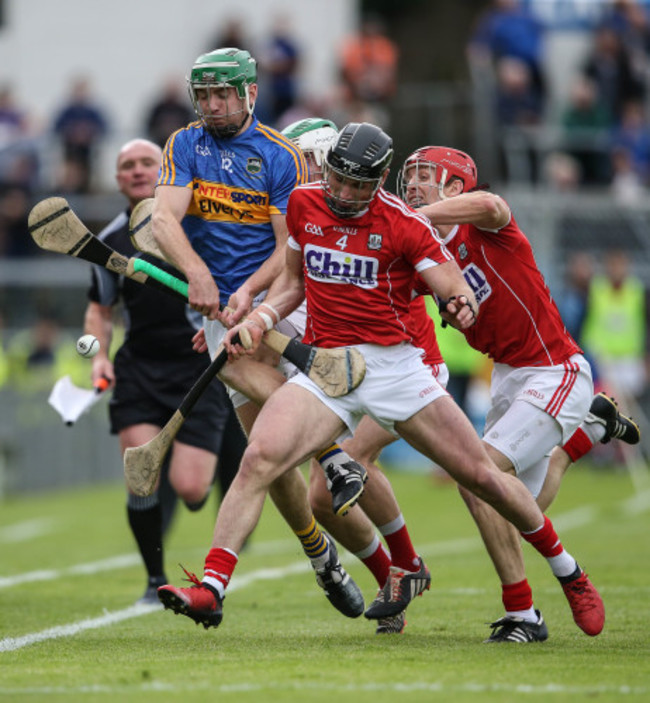 Noel McGrath under pressure