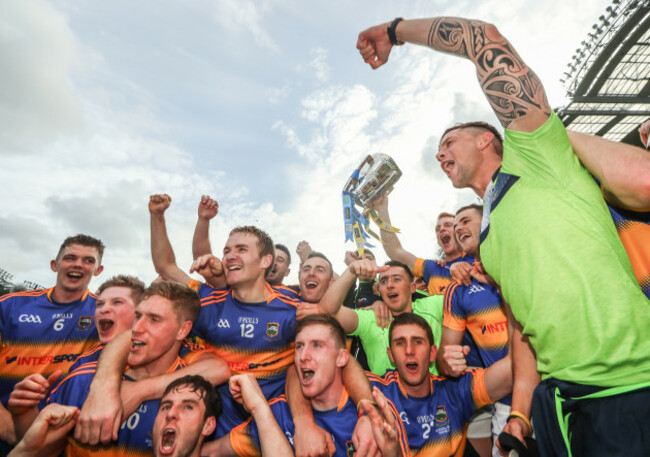 The Tipperary team celebrate