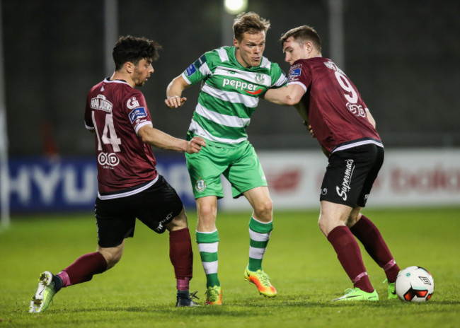 Simon Madden with Kevin Devaney and Padraic Cunningham