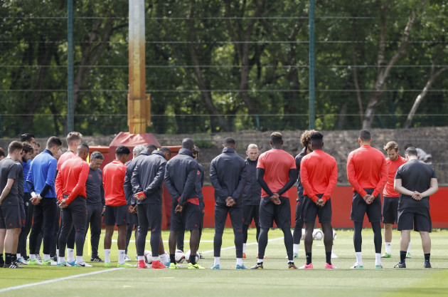 Manchester United Training Session - AON Training Complex