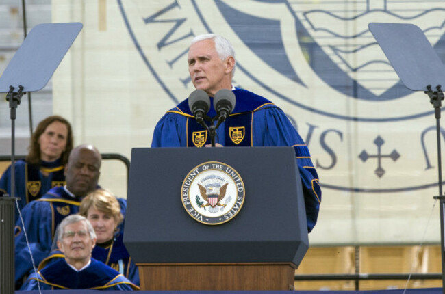 Pence-Notre Dame