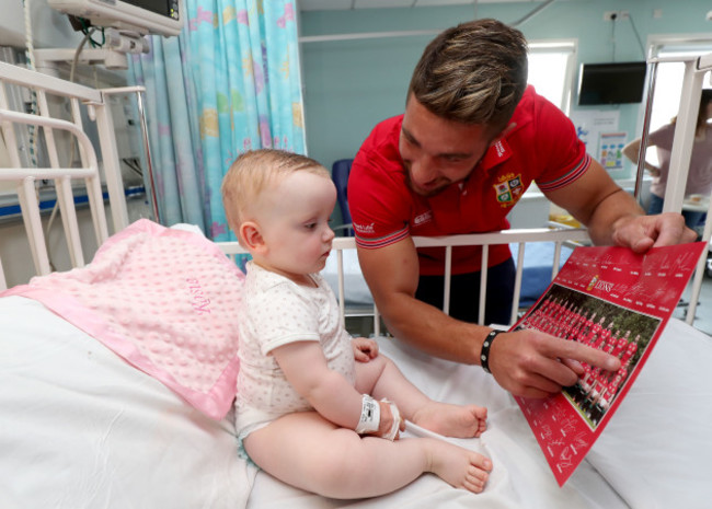 Rhys Webb with Rosie Ogle