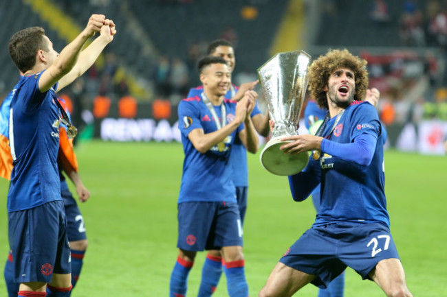 Marouane Fellaini (Manchester) , celebration