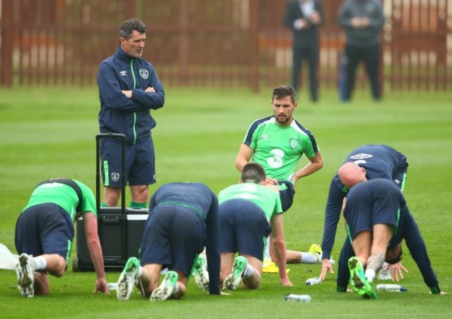 Roy Keane and Conor Hourihane