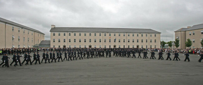 Garda graduation ceremony