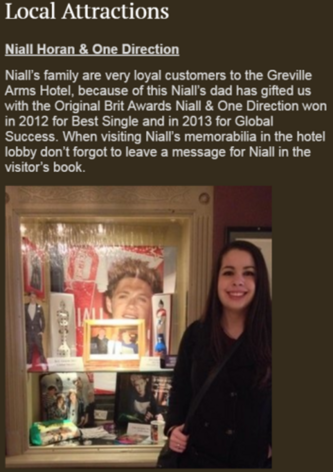 niall horan shrine