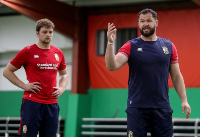 Iain Henderson and Andy Farrell