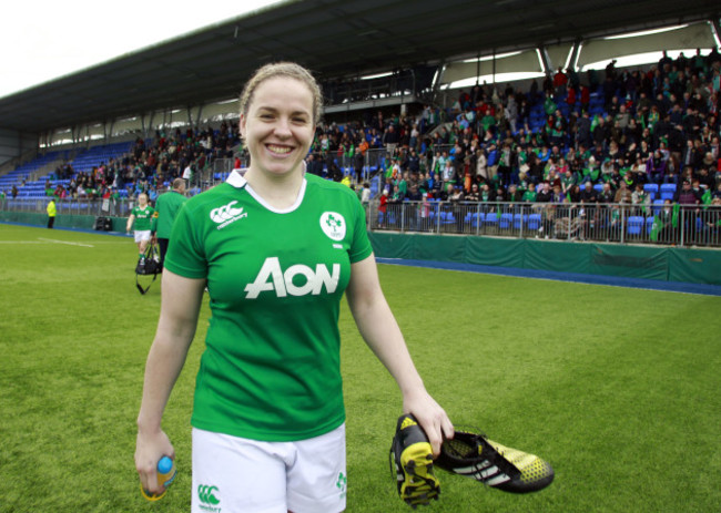 Niamh Briggs after the game