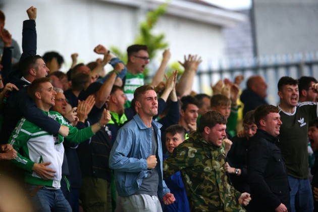 Shamrock Rovers supporters celebrate
