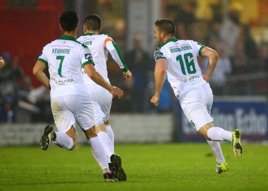 Gearoid Morrissey celebrates scoring their second goal