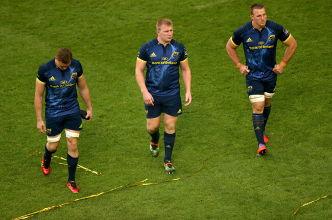 Tommy O&rsquo;Donnell, John Ryan and Jean Deysel dejected