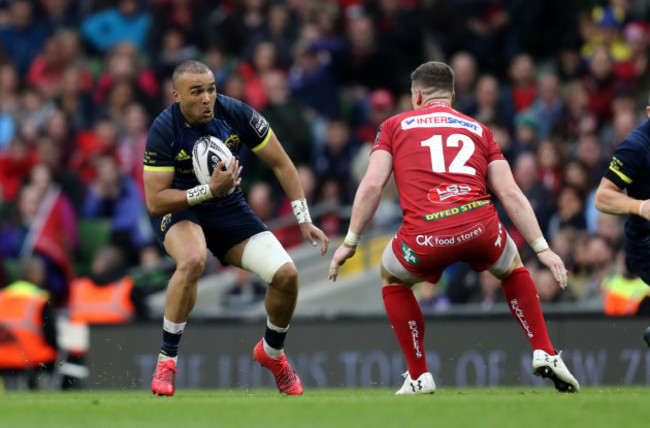 Munster’s Simon Zebo