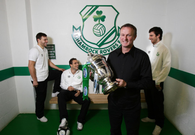 James Chambers, Stephen Rice, Michael O'Neill and Craig Sives