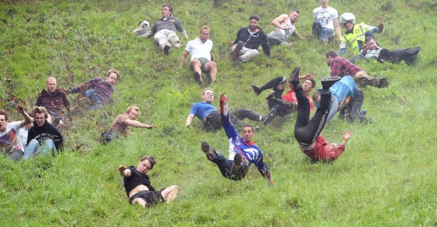 Cheese Rolling race