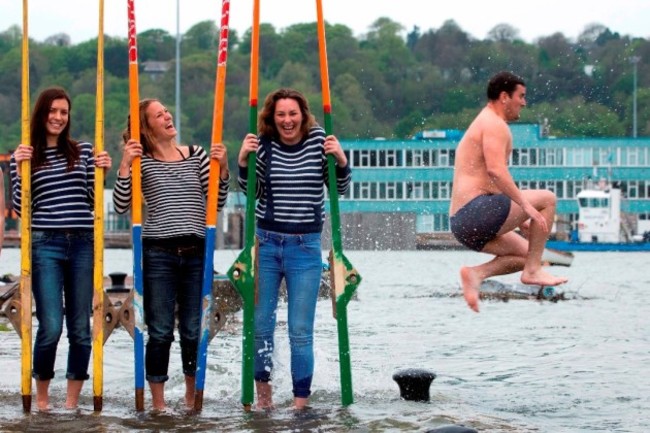 Caroline Gordillo, Joya Kuin and Eimear Fitzgerald celebrate the launch of Cork Harbour Festival, taking place 4-12 June and featuring over 50 fun-filled events from sea to shore.  See www.corkharbourfestival.com Picture: Clare Keogh PRO: Eimear Fitzgerald | info@corkharbourfestival.com | 021 4847673/086 3092194