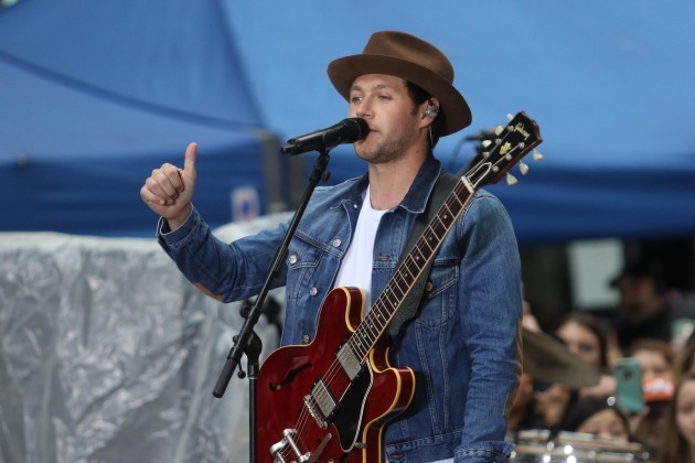Niall Horan performing on NBC ''Today''Show at Rockefeller Plaza
