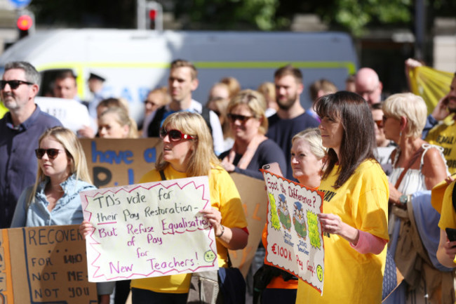 teacher protest