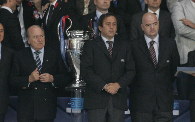 Blatter, Platini And Infantino - Athens