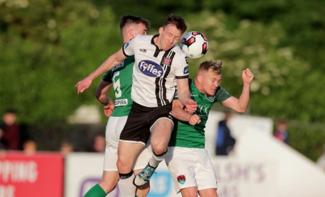 David McMillan with Conor McCormack and Ryan Delaney