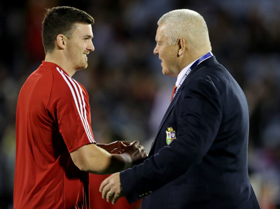 Warren Gatland with his son Bryn Gatland