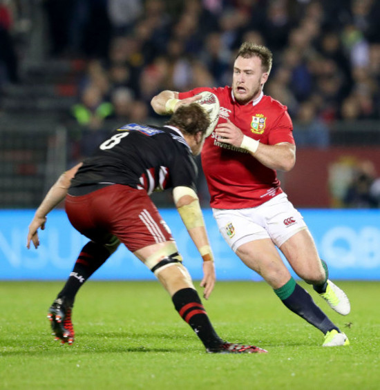 Stuart Hogg with Mitchell Dunshea