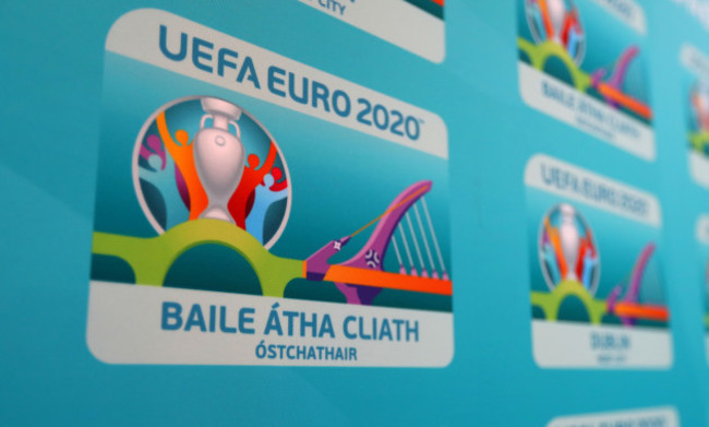 The UEFA EURO 2020 Dublin logo