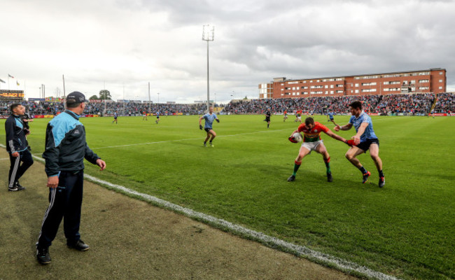 Jason Sherlock and Jim Gavin look on