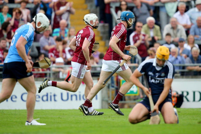 Conor Cooney celebrates scoring a goal