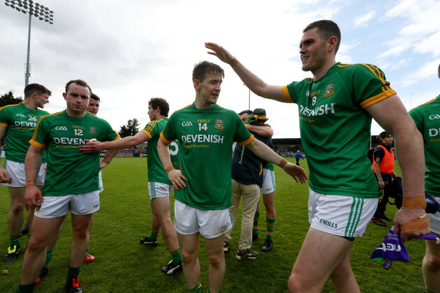 Bryan Menton and Brian Sheridan after their win over Louth