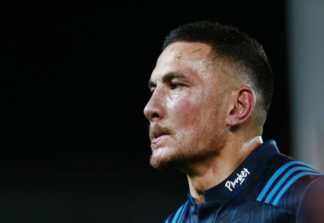 Sonny Bill Williams is seen wearing the unique jersey with the Plunket logo on the collar