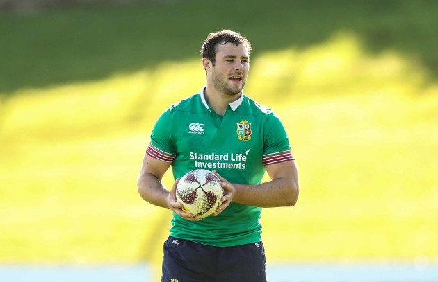 Robbie Henshaw during the Captains Run