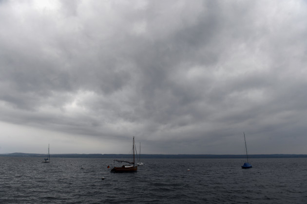 Dark clouds over Lake Ammer