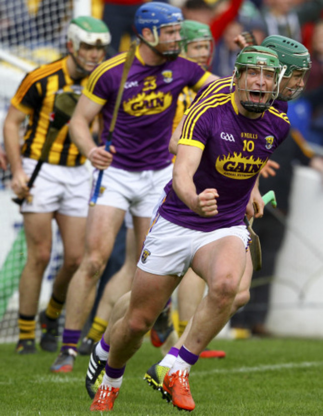 Conor McDonald celebrates scoring his sides second goal