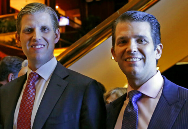 Eric Trump, Donald Trump Jr.