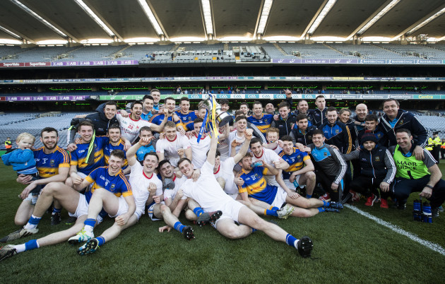 Tipperary celebrate after the game