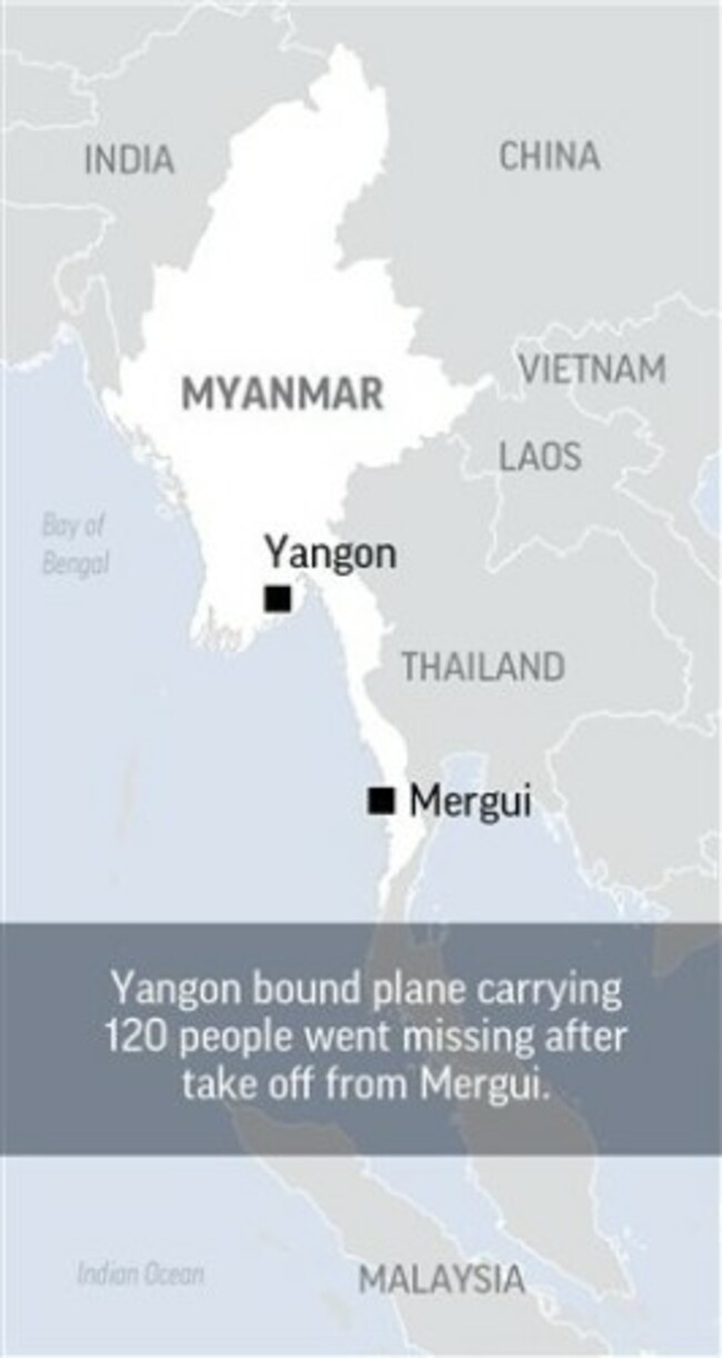 MYANMAR MISSING PLANE