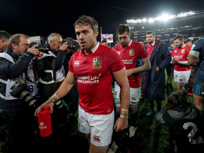 Leigh Halfpenny dejected after the game