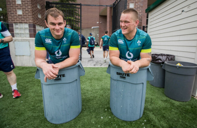 Rhys Ruddock and Andrew Porter