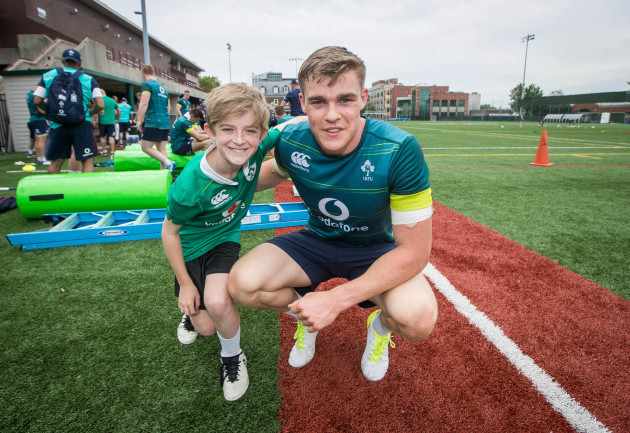 Garry Ringrose with his cousin Charlie McMahon