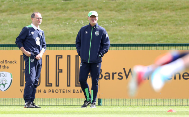 Martin O'Neill and Roy Keane