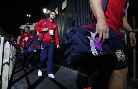 Conor Murray arrives