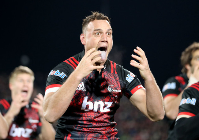 Israel Dagg during their Haka