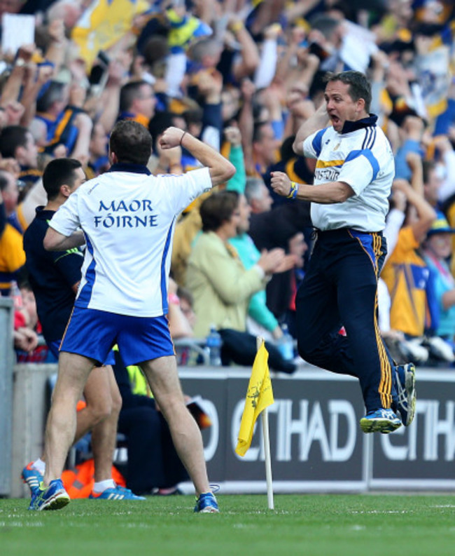 Davy Fitzgerald celebrates his sides second goal