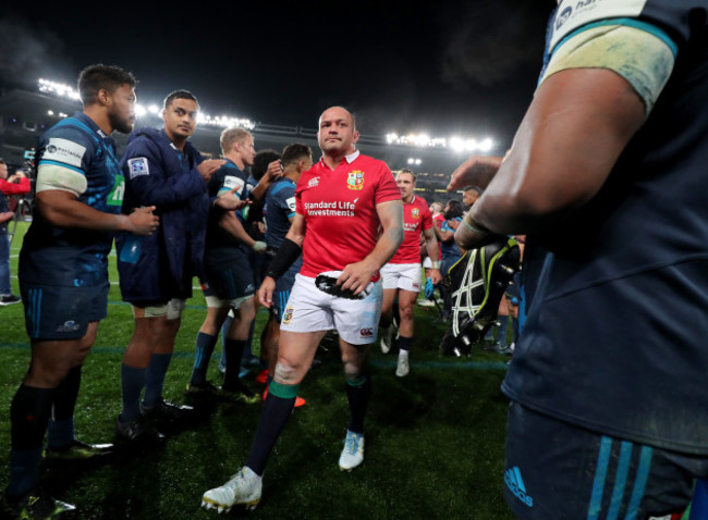 Rory Best dejected after the game