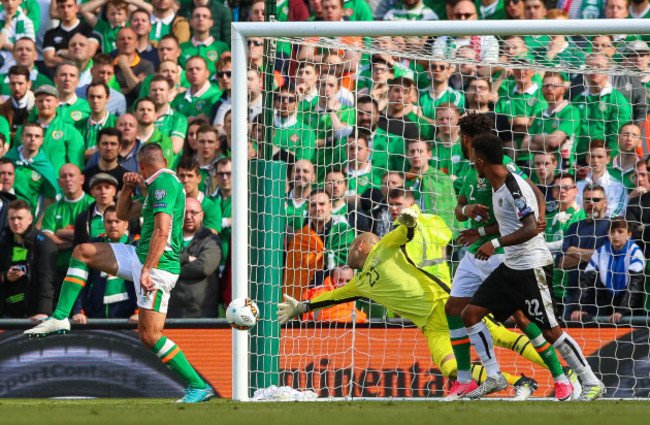 Martin Hinteregger scores his sides first goal