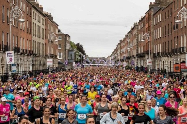 Participants in the 2017 VHI Women's Mini Marathon